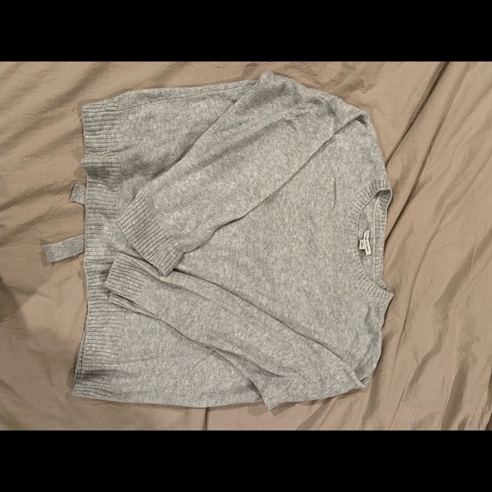 Open back sweater